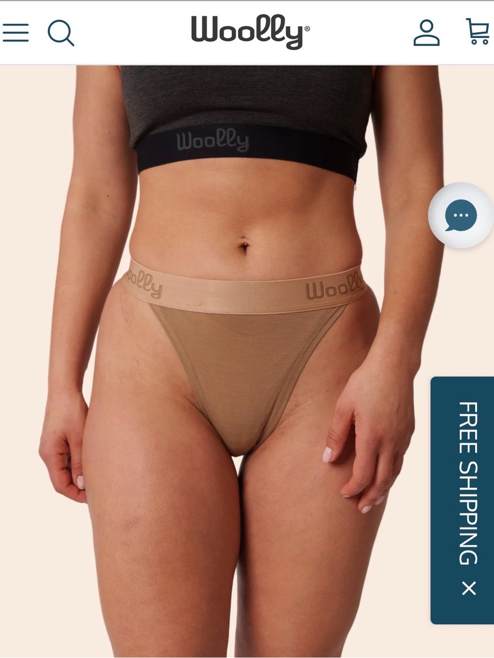 Woolly merino underwear women’s XL